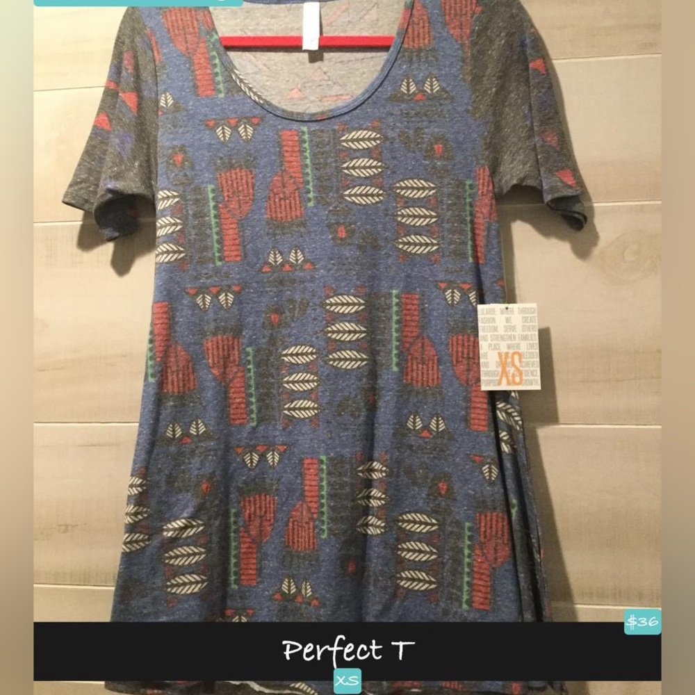 NWT LuLaRoe Perfect Tee XS